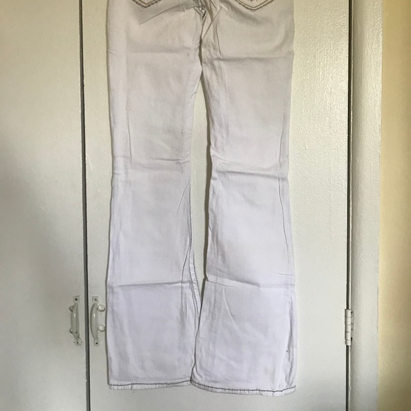 White Form Fitting Pants - Picture 2 of 4